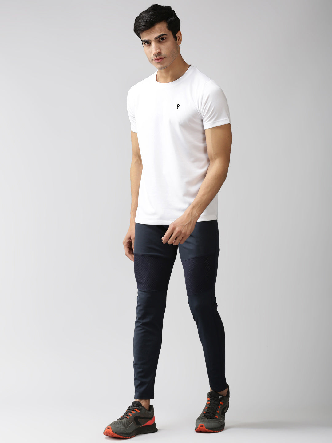 Slim Fit Half Sleeve Round Neck T-Shirt