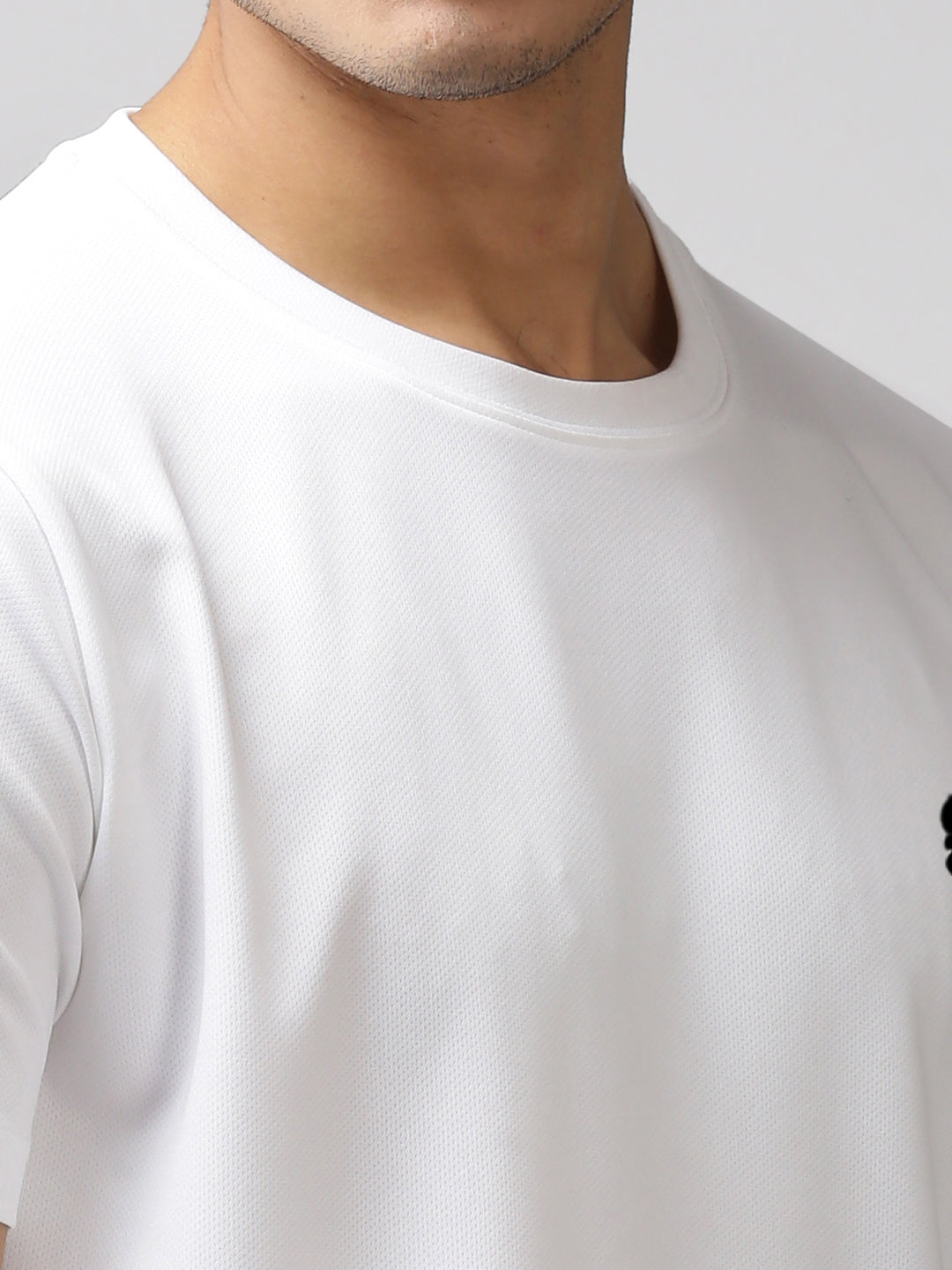 Slim Fit Half Sleeve Round Neck T-Shirt