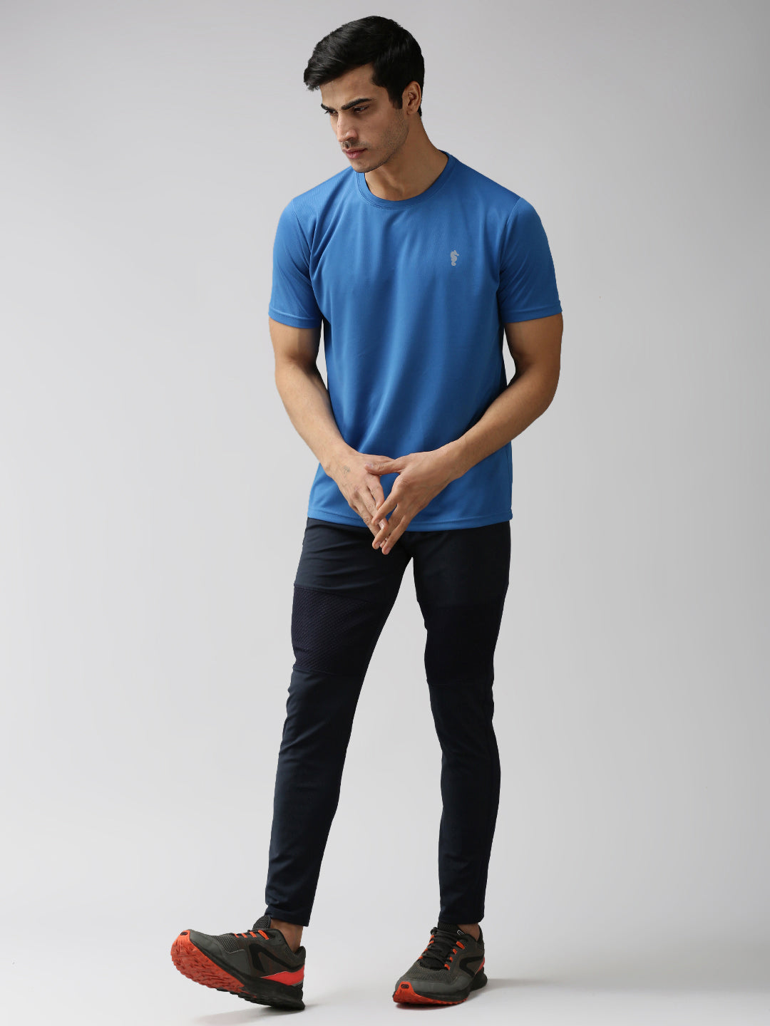 Slim Fit Half Sleeve Round Neck T-Shirt