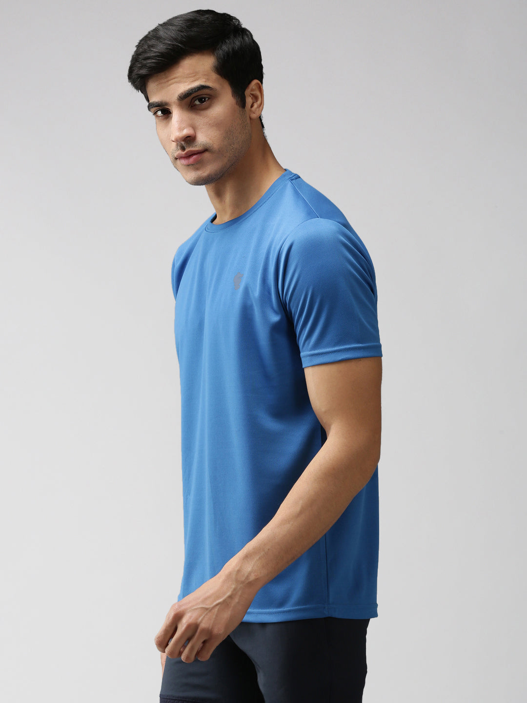 Slim Fit Half Sleeve Round Neck T-Shirt
