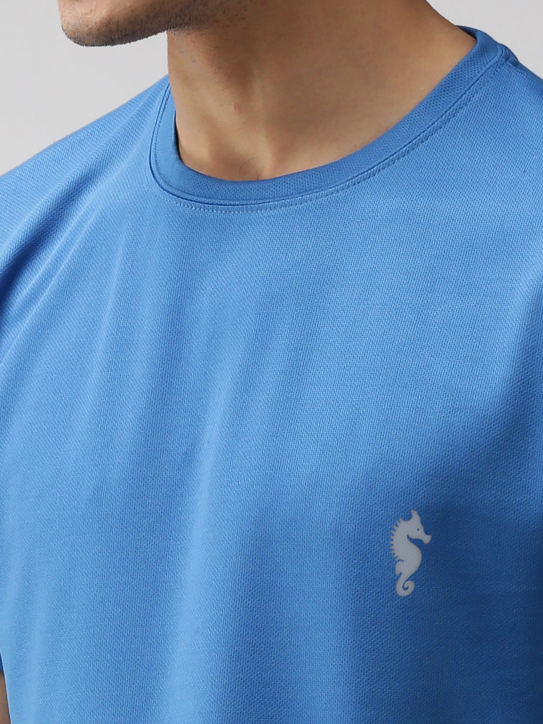 Slim Fit Half Sleeve Round Neck T-Shirt