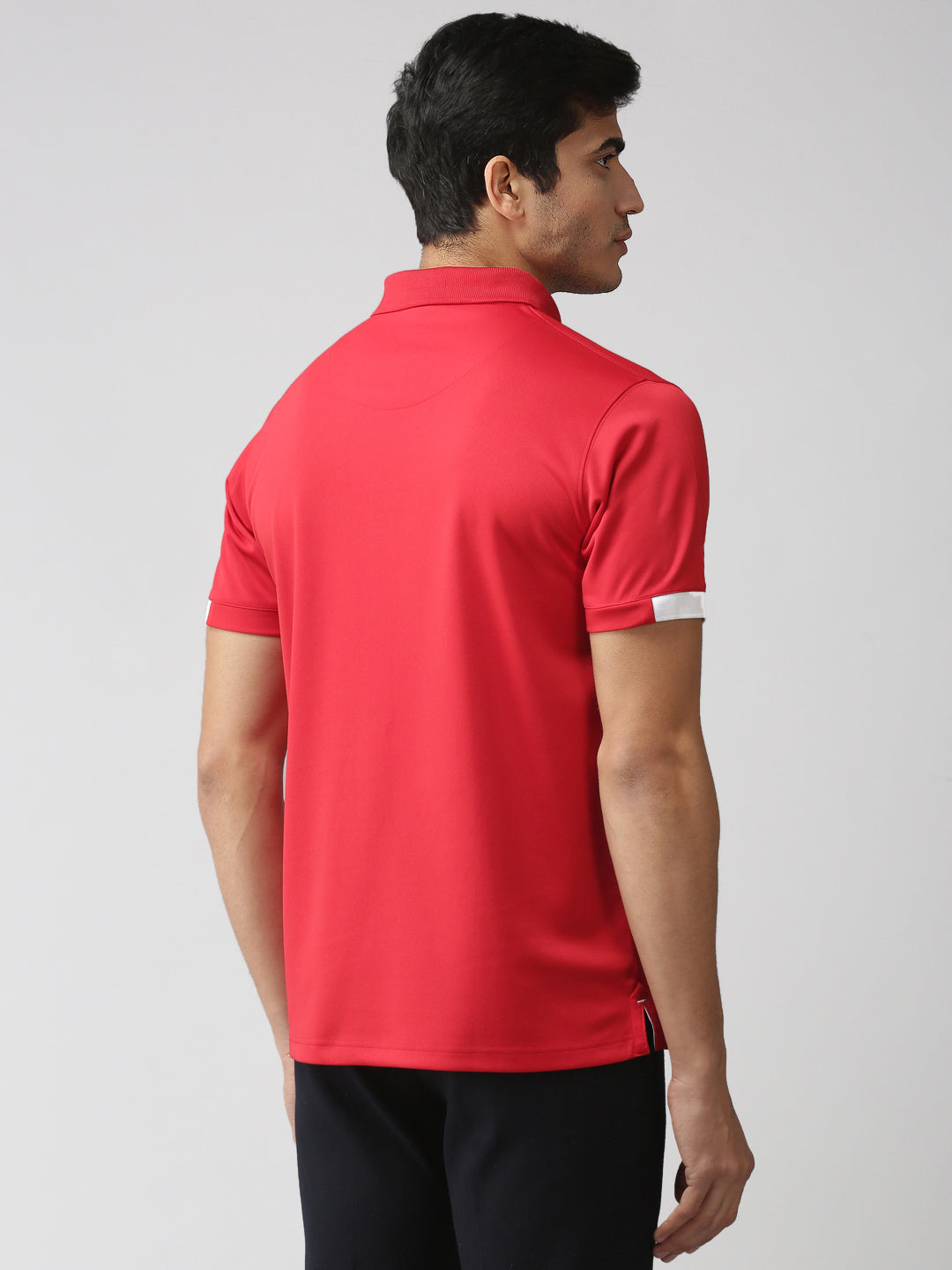 Slim Fit Polo Neck Half Sleeve T-Shirt