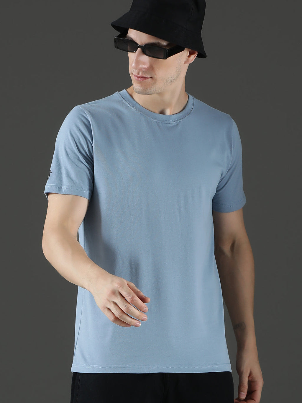 Single Jersey Round Neck Regular Fit Half Sleeve Casual T-Shirt