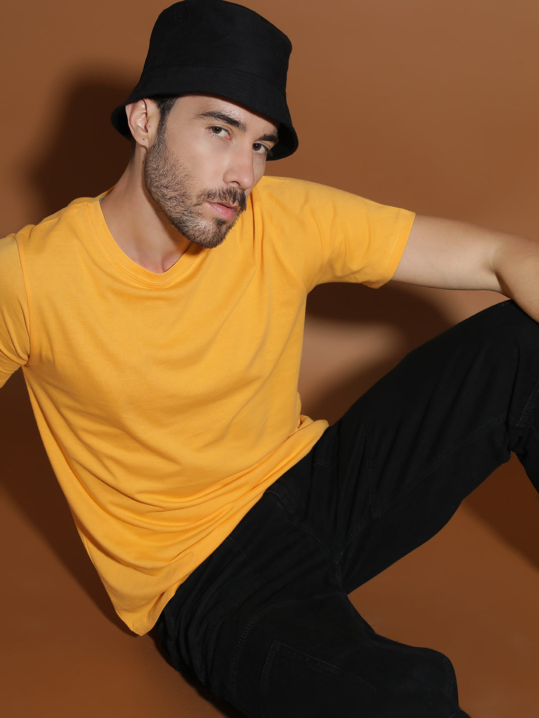 Single Jersey Round Neck Regular Fit Half Sleeve Casual T-Shirt