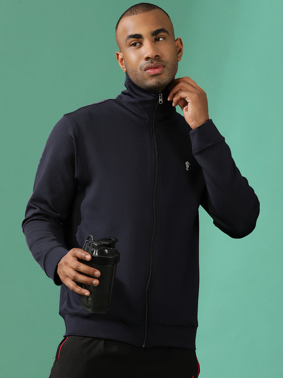 4-Way Stretch Poly Lycra Slim Fit Full Sleeve Sports Scuba Jacket
