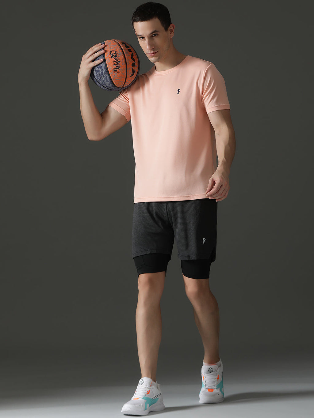 Round Neck Half Sleeve Slim Fit Casual Wear T-Shirt