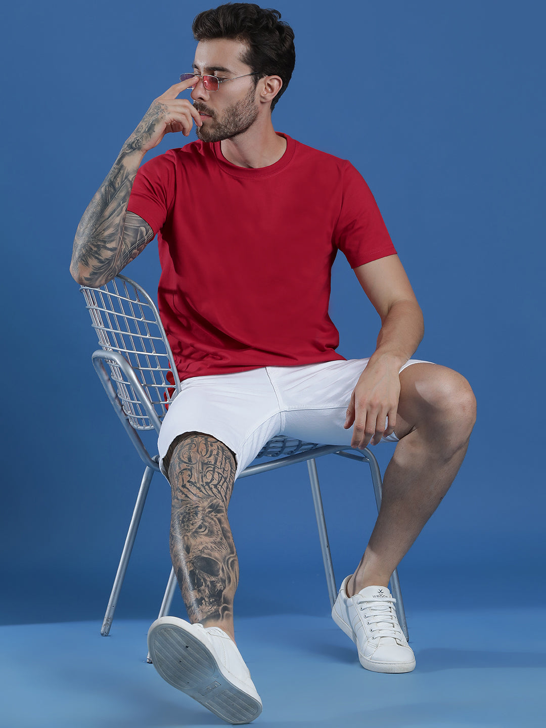 Single Jersey Round Neck Regular Fit Half Sleeve Casual T-Shirt