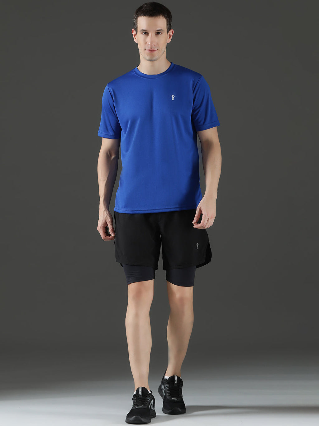 Slim Fit Half Sleeve Round Neck T-Shirt