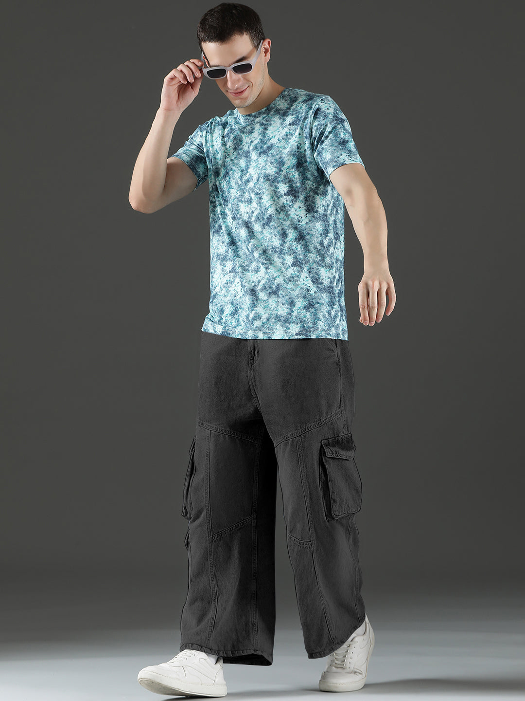 Single Jersey Round Neck Slim Fit Printed Half Sleeve T-Shirt