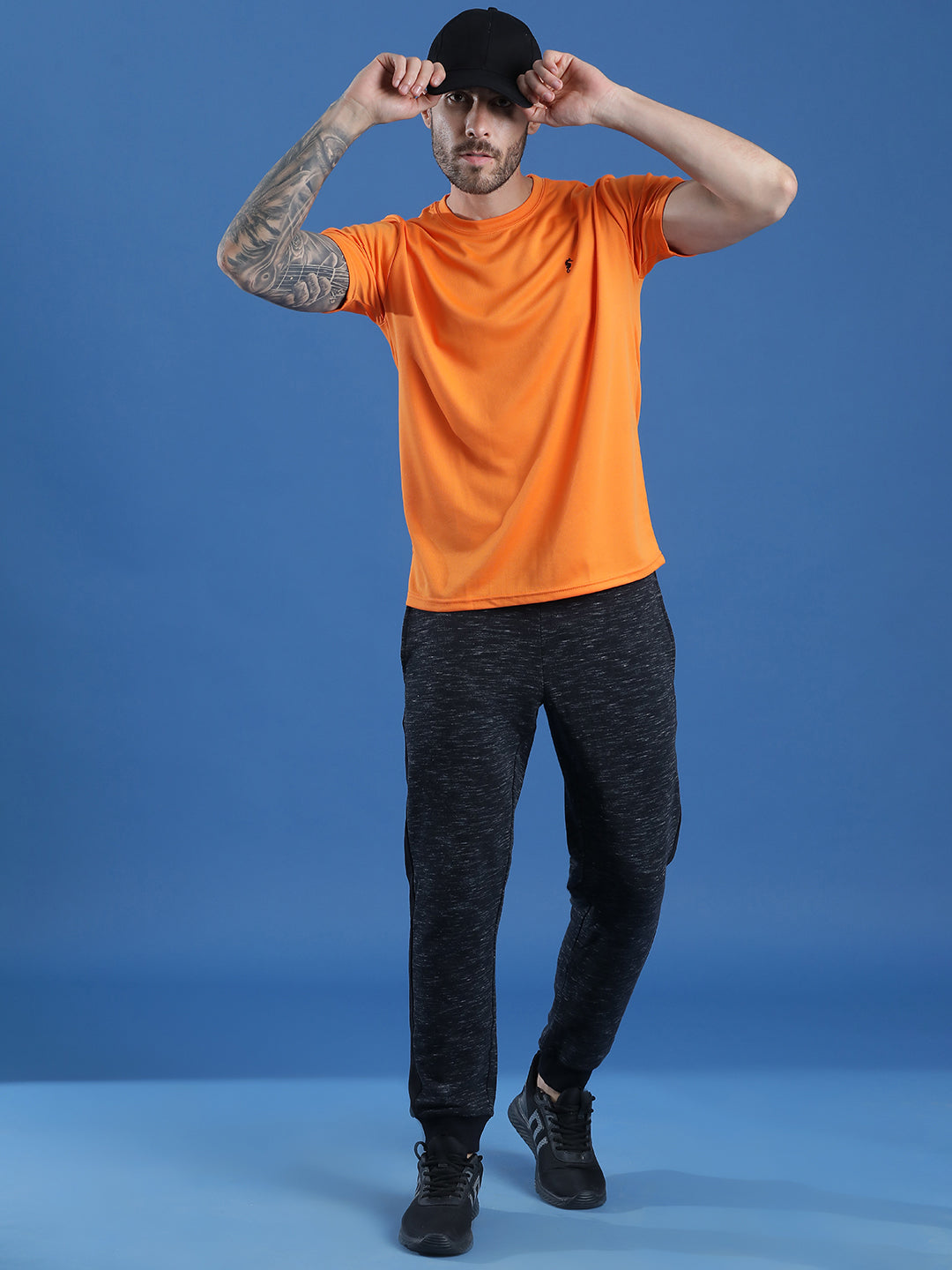 Slim Fit Half Sleeve Round Neck T-Shirt