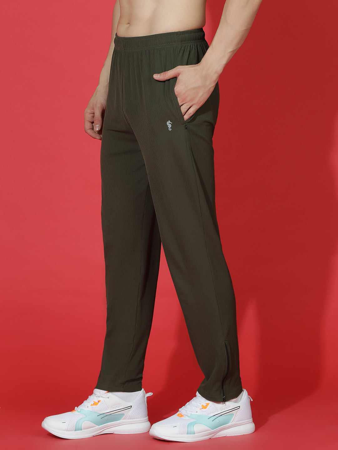 Mid-Rise Regular Fit Track Pants
