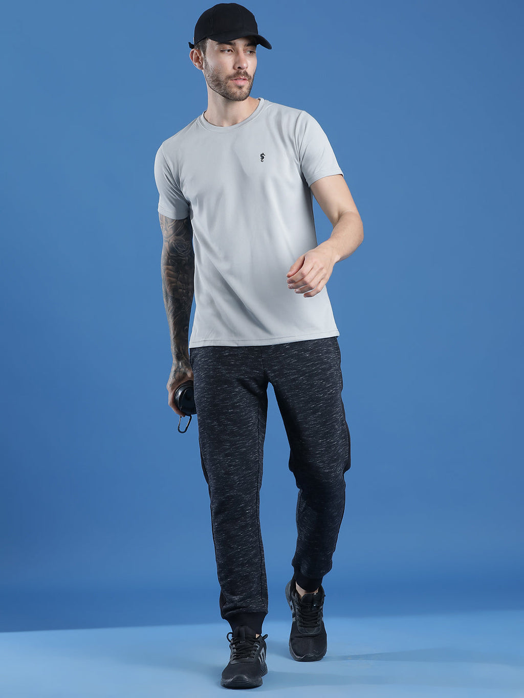 Slim Fit Half Sleeve Round Neck T-Shirt
