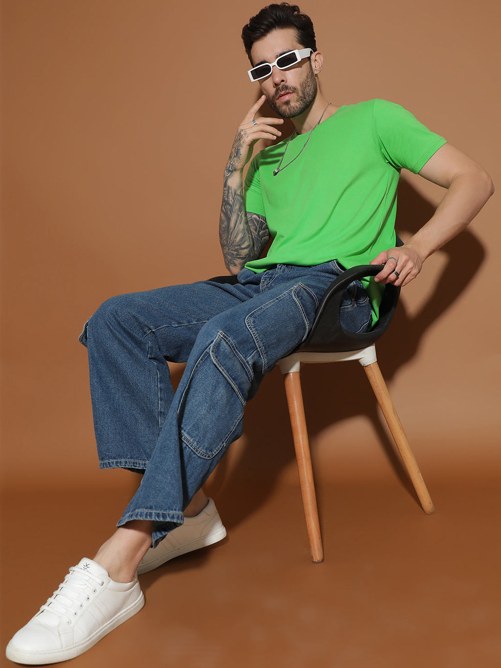 Single Jersey Round Neck Regular Fit Half Sleeve Casual T-Shirt