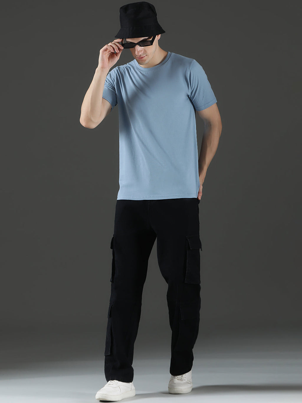 Single Jersey Round Neck Regular Fit Half Sleeve Casual T-Shirt
