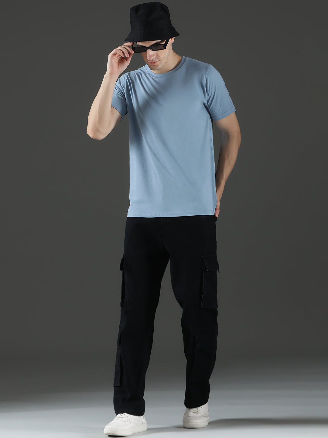 Single Jersey Round Neck Regular Fit Half Sleeve Casual T-Shirt