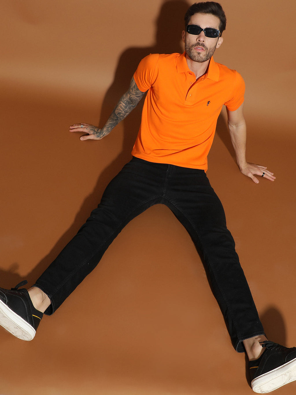 Polo Neck Half Sleeve Casual T-Shirt