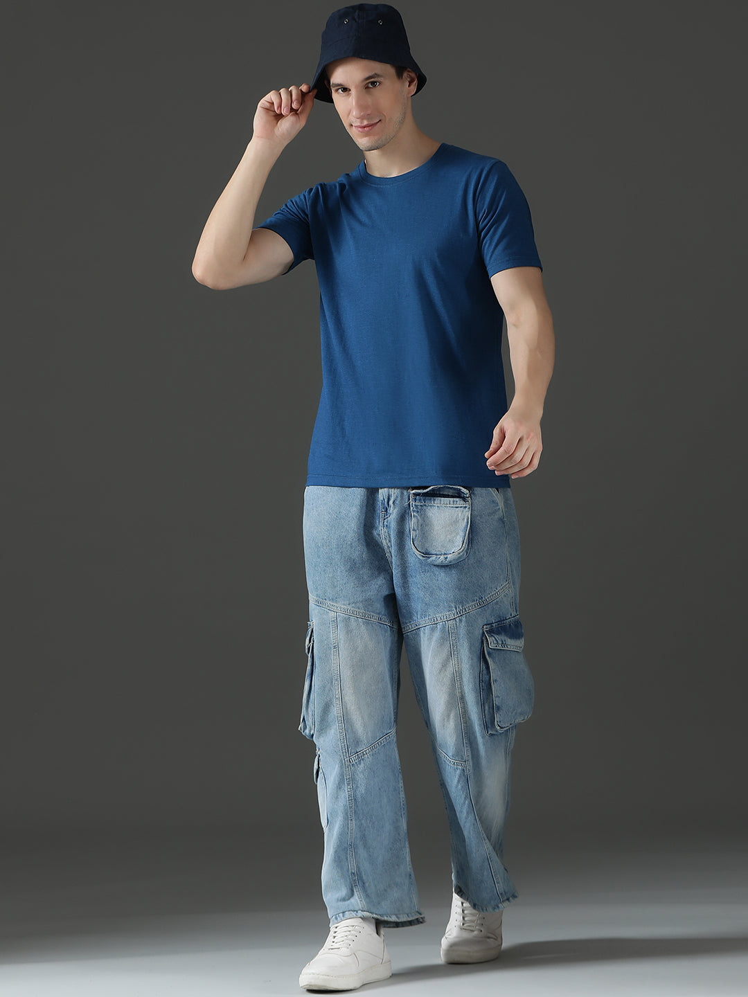 Single Jersey Round Neck Regular Fit Half Sleeve Casual T-Shirt