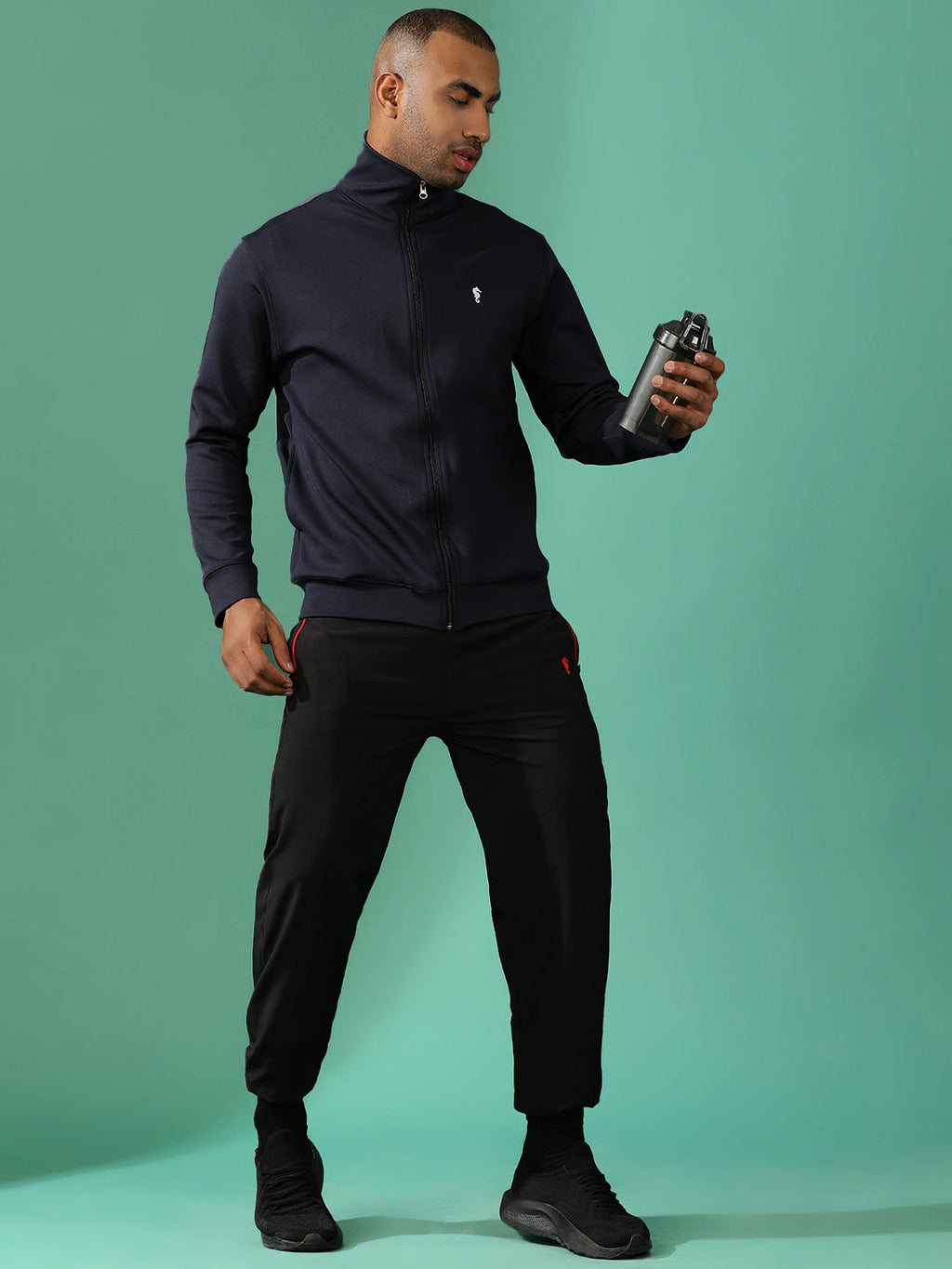 4-Way Stretch Poly Lycra Slim Fit Full Sleeve Sports Scuba Jacket