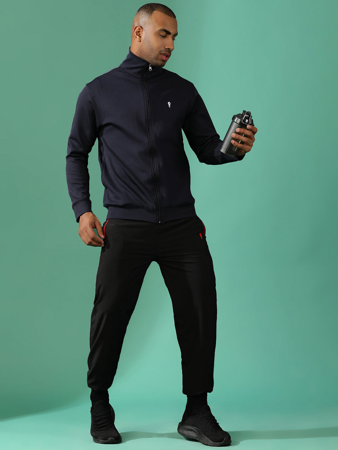 4-Way Stretch Poly Lycra Slim Fit Full Sleeve Sports Scuba Jacket