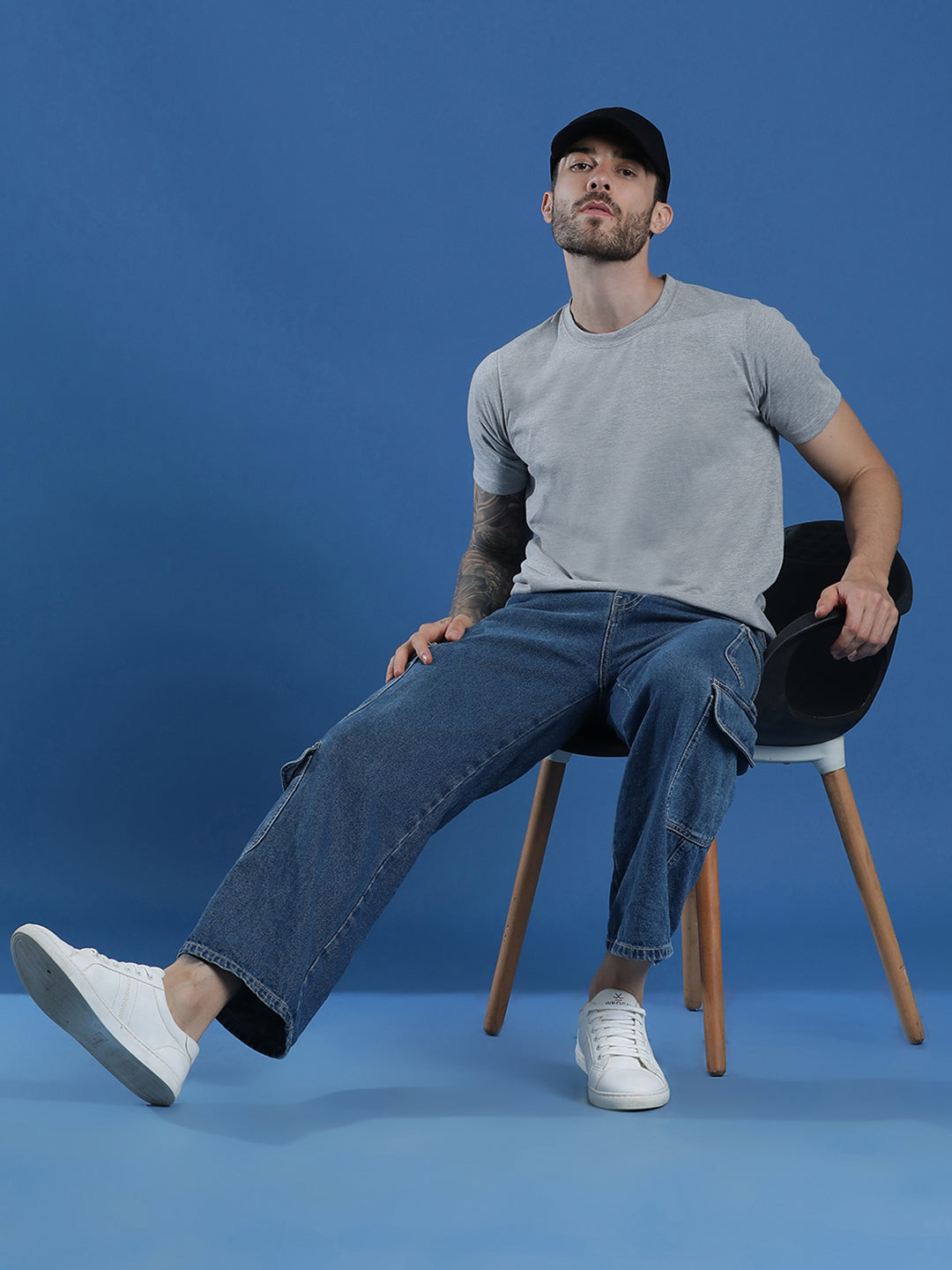 Single Jersey Round Neck Regular Fit Half Sleeve Casual T-Shirt
