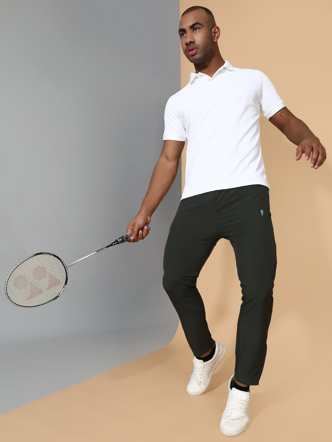 Dryfit Polyester Jacquard Textured Polo Neck Half Sleeve T-Shirt