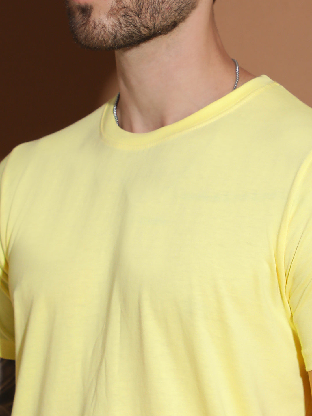 Single Jersey Round Neck Regular Fit Half Sleeve Casual T-Shirt