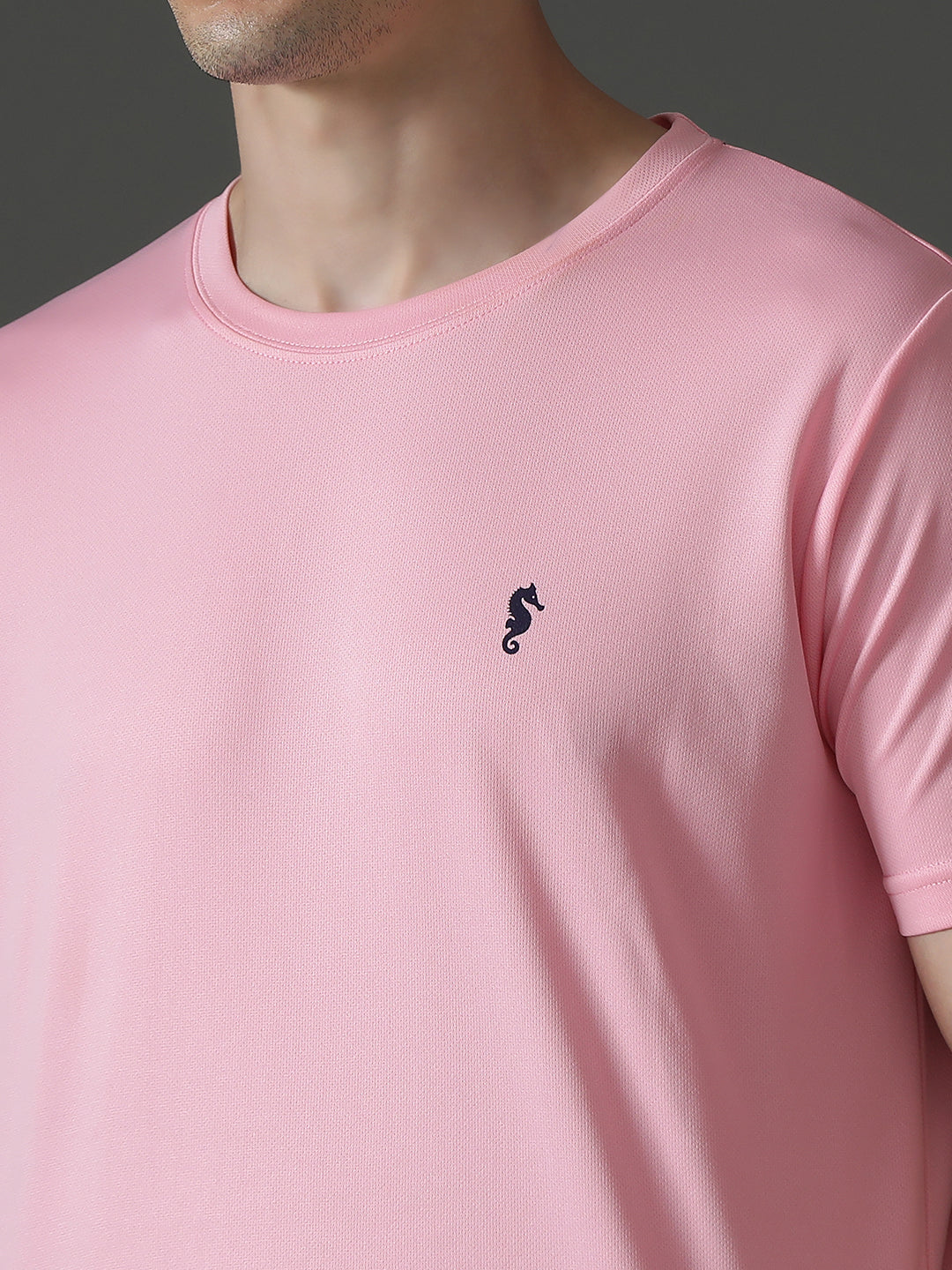 Round Neck Half Sleeve Slim Fit Casual Wear T-Shirt