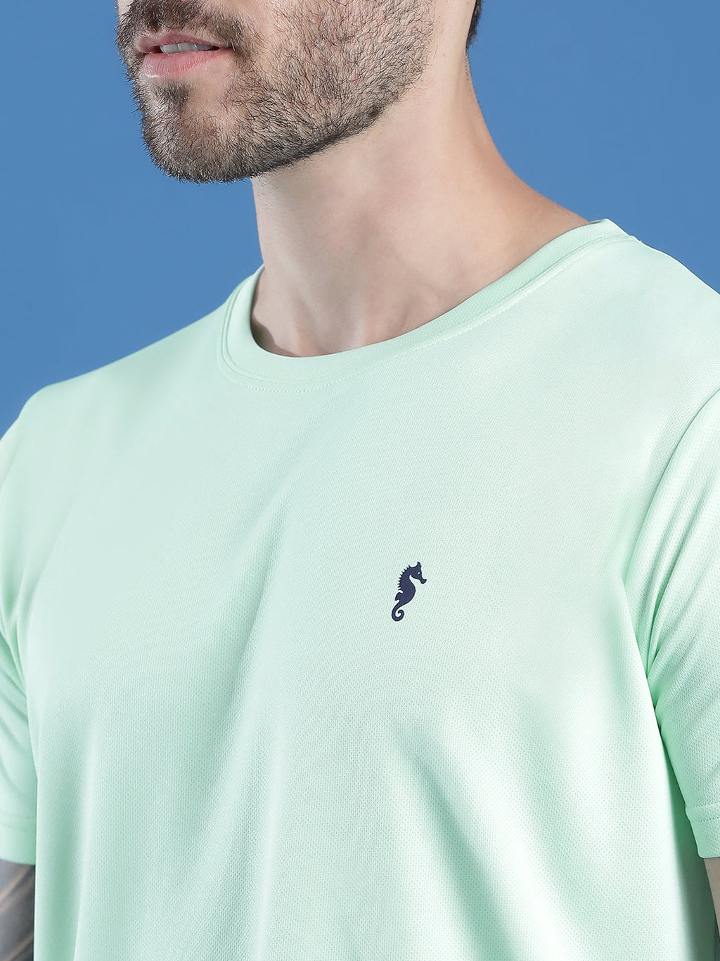 Round Neck Half Sleeve Slim Fit Casual Wear T-Shirt