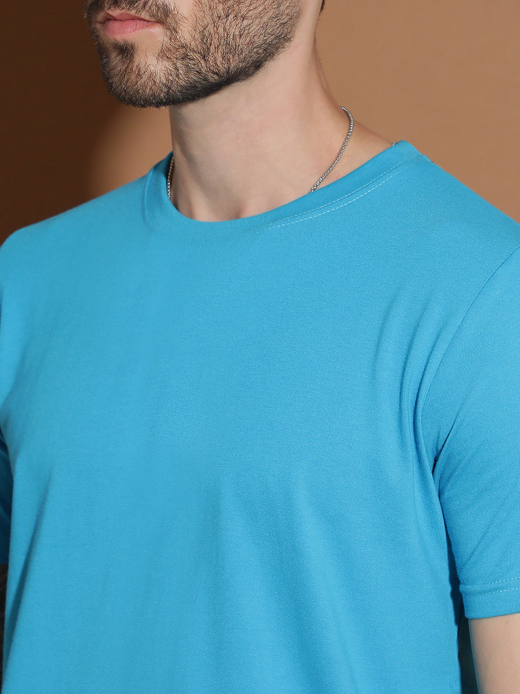Single Jersey Round Neck Regular Fit Half Sleeve Casual T-Shirt