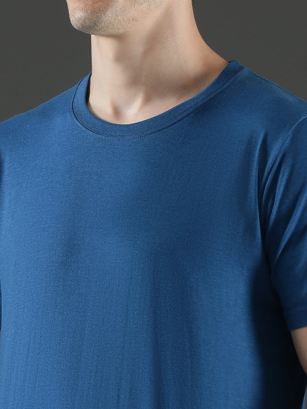 Single Jersey Round Neck Regular Fit Half Sleeve Casual T-Shirt