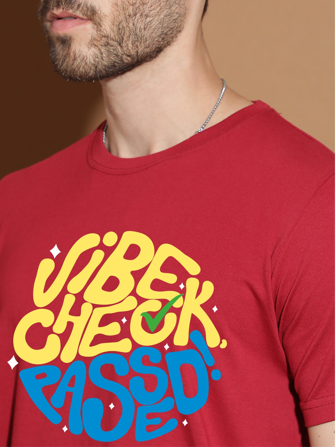 Breezer Tribe White Round Neck Cotton T-Shirt for Men | Regular Fit, Half Sleeves, Casual Printed Style