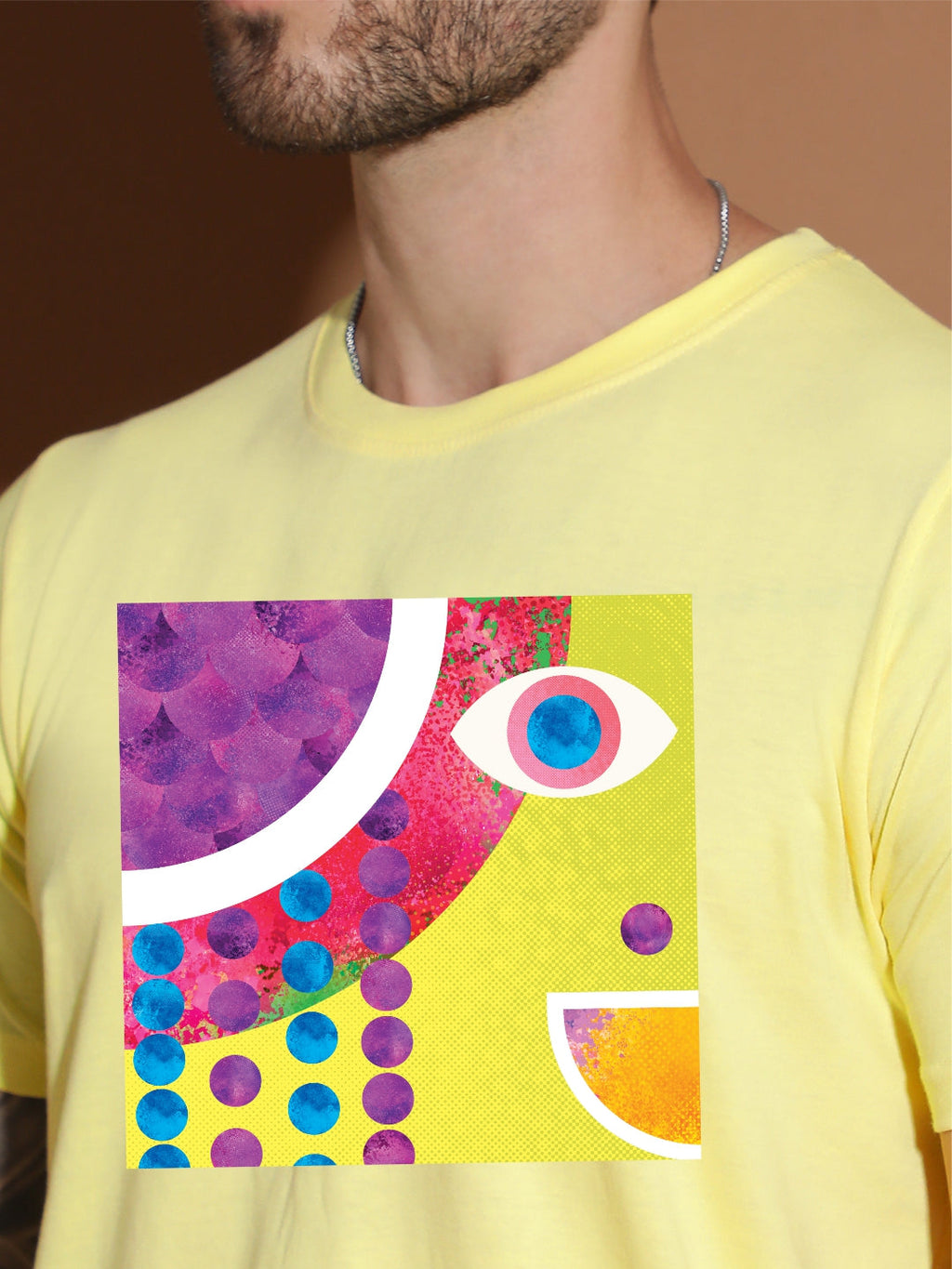 Breezer Tribe Cotton Printed Casual T-Shirt for Men | Round Neck, Half Sleeves, Regular Fit