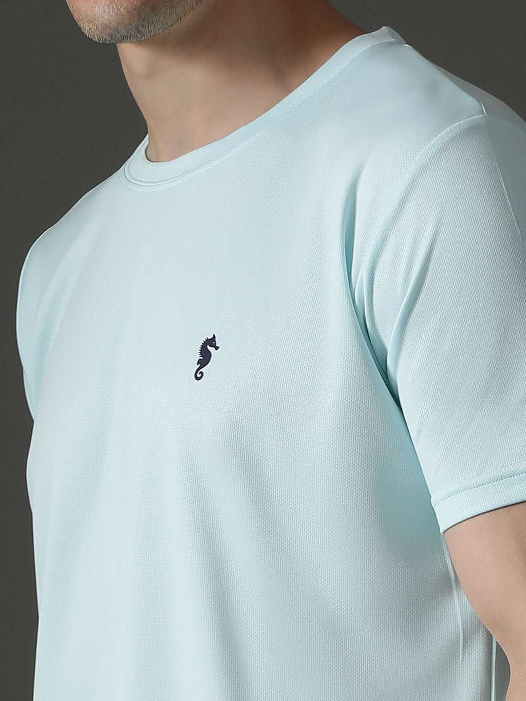 Round Neck Half Sleeve Slim Fit Casual Wear T-Shirt