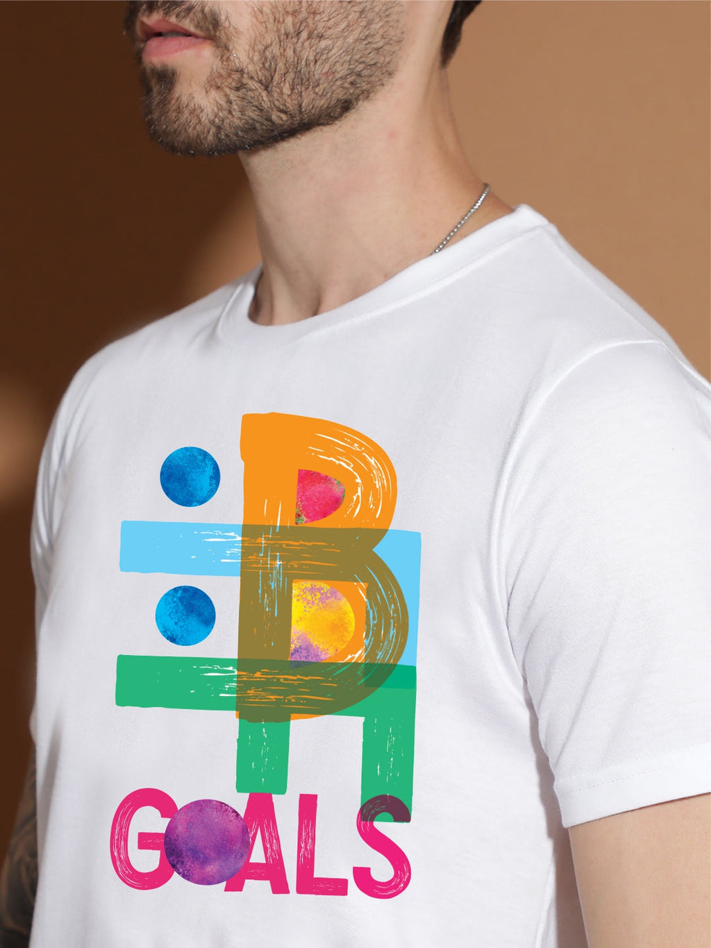 Breezer Tribe Round Neck Cotton T-Shirt for Men | Regular Fit, Half Sleeves, Casual Printed Style