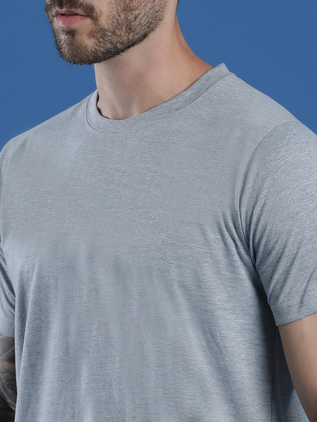 Single Jersey Round Neck Regular Fit Half Sleeve Casual T-Shirt