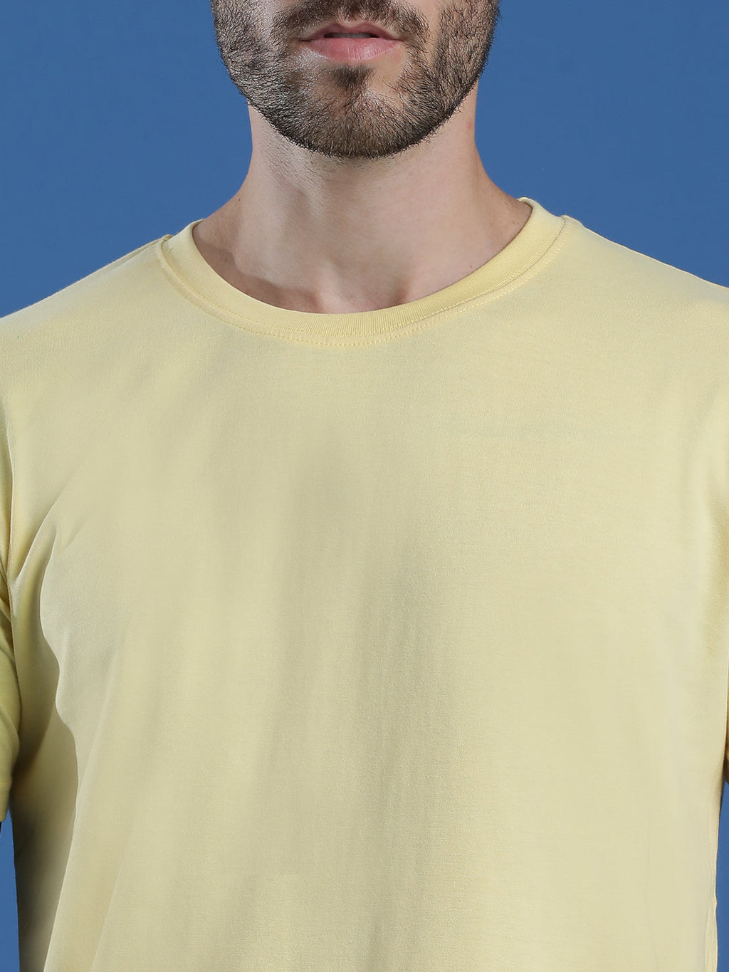 Single Jersey Round Neck Regular Fit Half Sleeve Casual T-Shirt