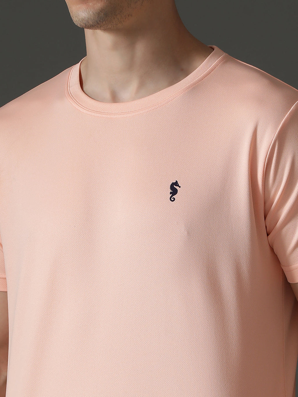 Round Neck Half Sleeve Slim Fit Casual Wear T-Shirt