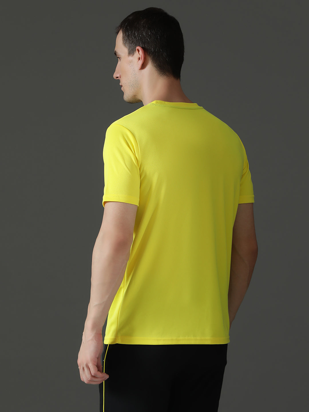 Slim Fit Half Sleeve Round Neck T-Shirt