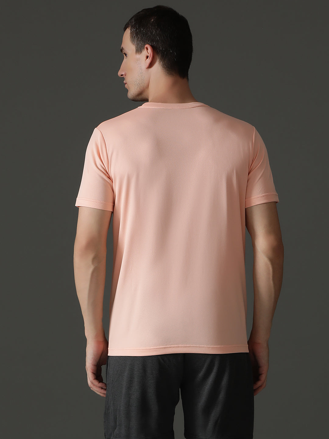Round Neck Half Sleeve Slim Fit Casual Wear T-Shirt