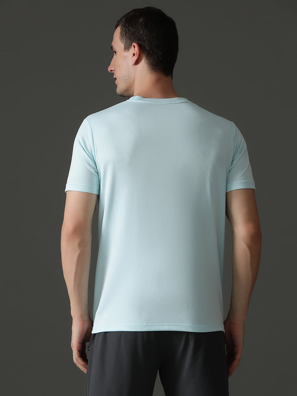 Round Neck Half Sleeve Slim Fit Casual Wear T-Shirt