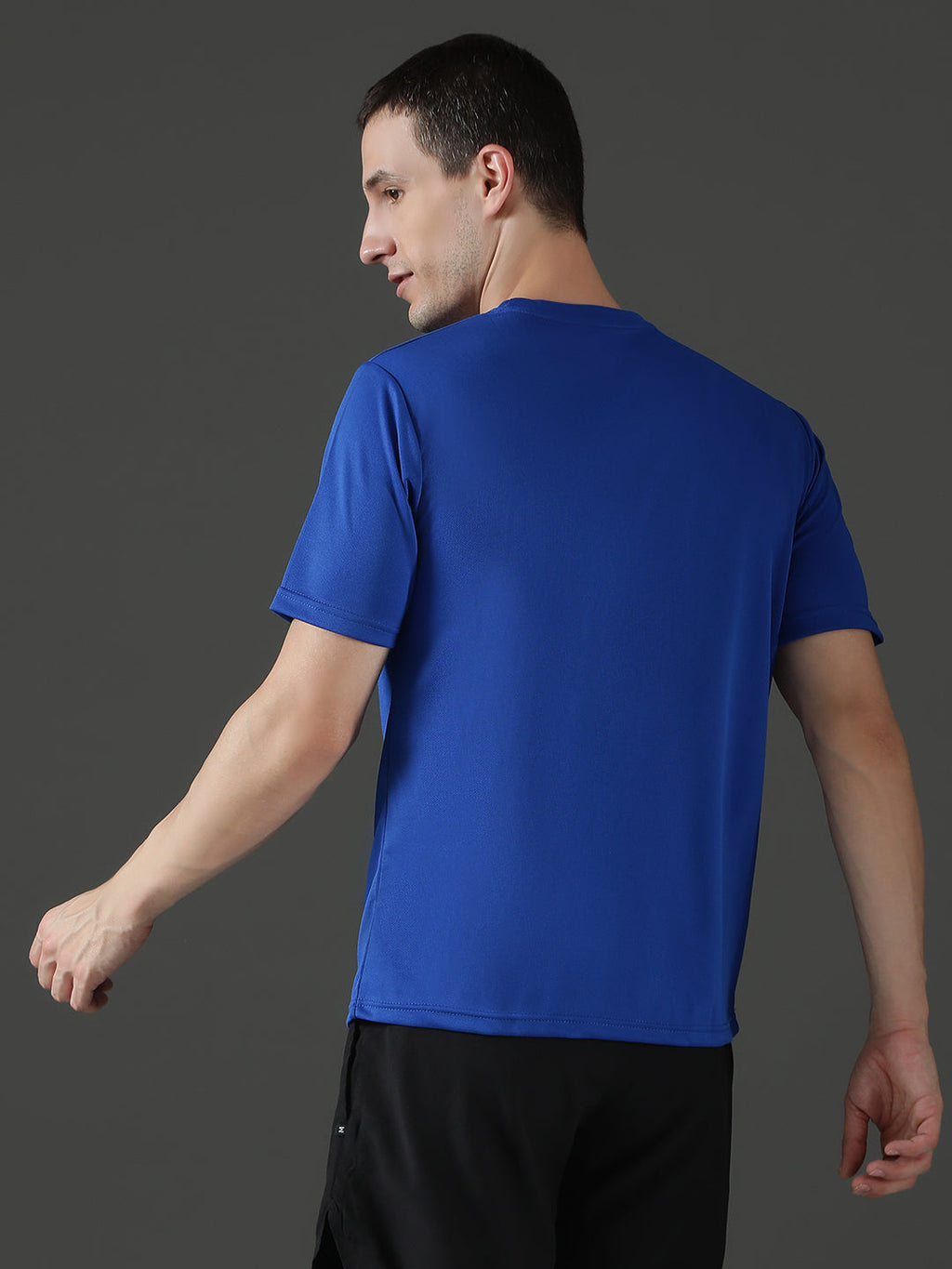 Slim Fit Half Sleeve Round Neck T-Shirt