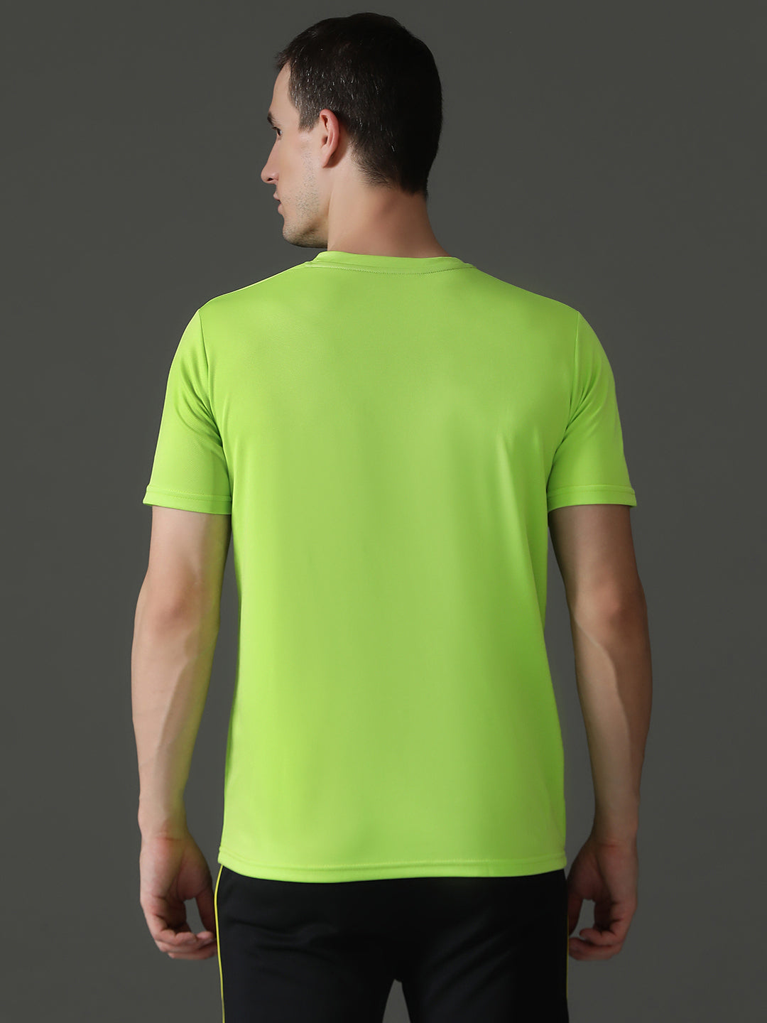 Slim Fit Half Sleeve Round Neck T-Shirt