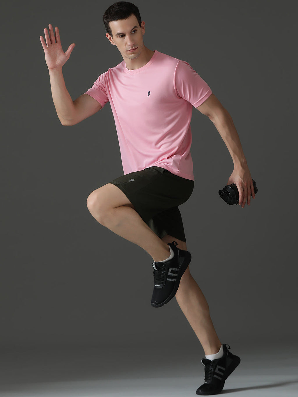 Round Neck Half Sleeve Slim Fit Casual Wear T-Shirt