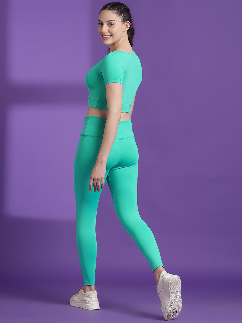 Anti-Bacterial Stretchable Tights Set Rapid Dry Technology