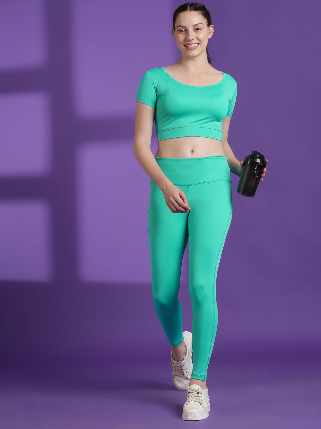 Anti-Bacterial Stretchable Tights Set Rapid Dry Technology