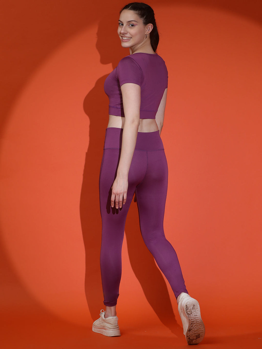 Anti-Bacterial Stretchable Tights Set Rapid Dry Technology