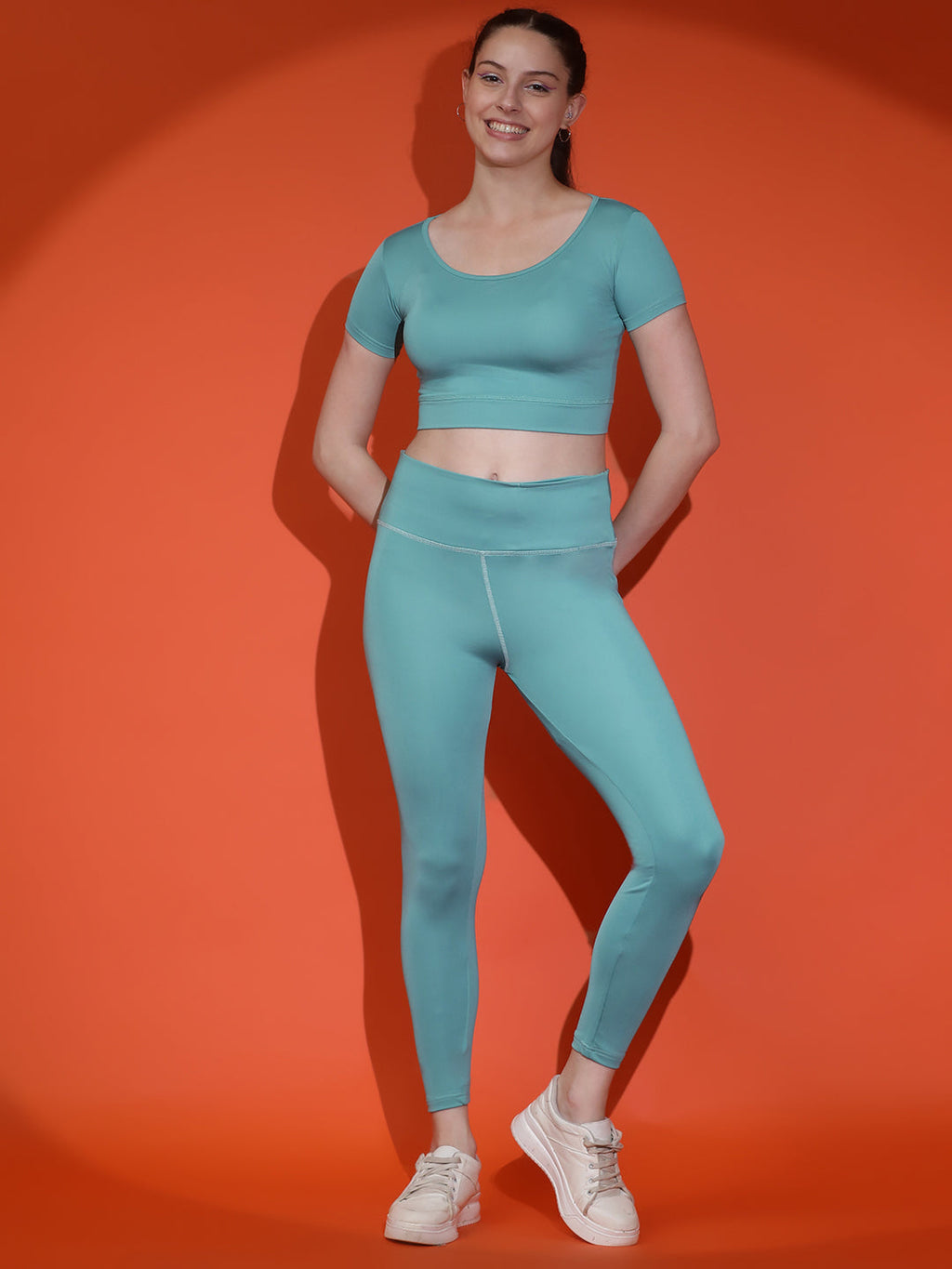 Anti-Bacterial Stretchable Tights Set Rapid Dry Technology