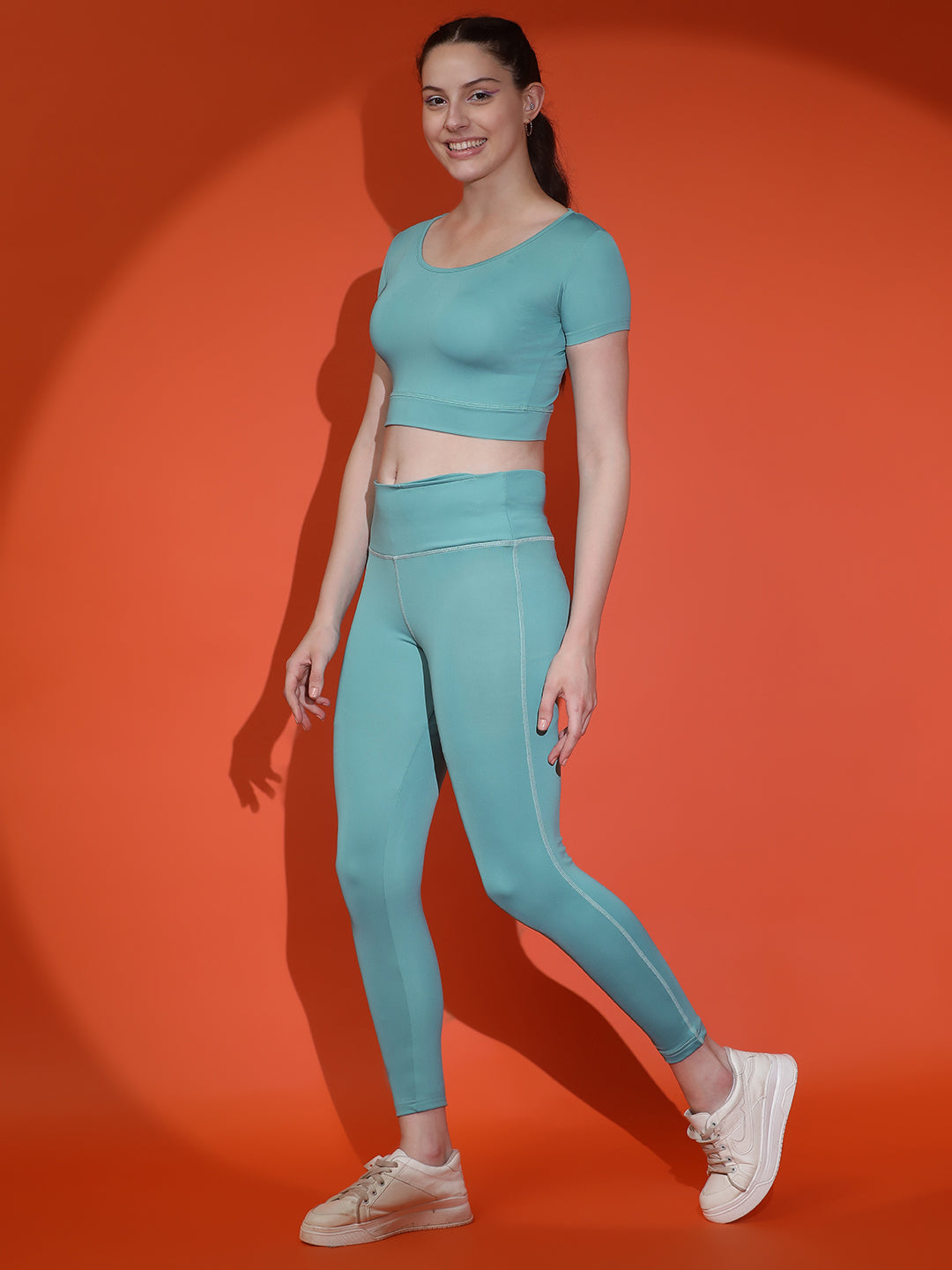 Anti-Bacterial Stretchable Tights Set Rapid Dry Technology