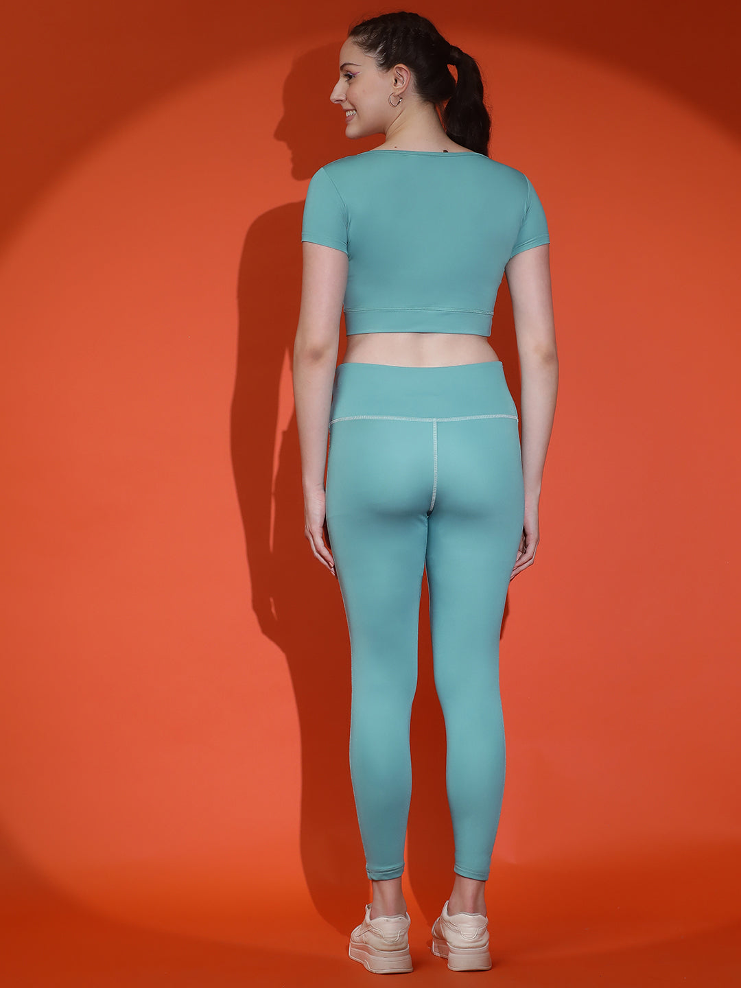 Anti-Bacterial Stretchable Tights Set Rapid Dry Technology