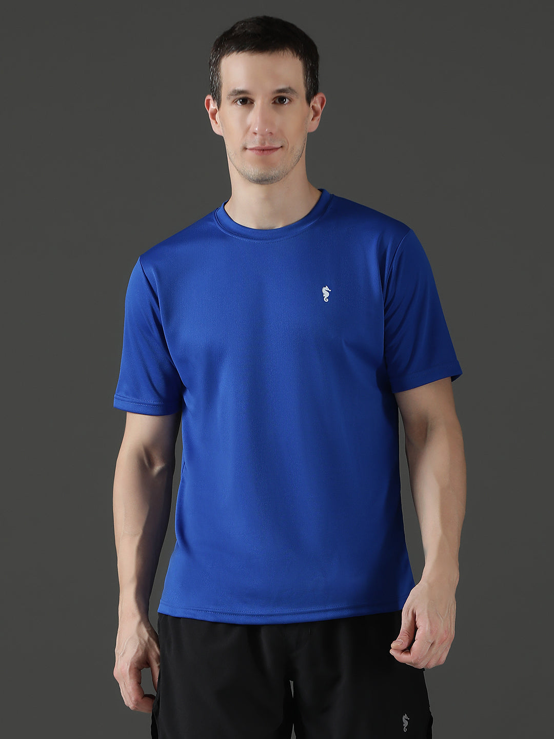 Slim Fit Half Sleeve Round Neck T-Shirt